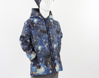 Kinder-Softshelljacke BLUE GALAXY