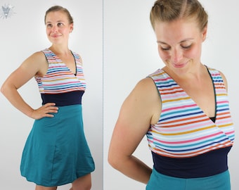 Summer dress, balloon dress | lightweight, stretchy jersey, 95 % cotton oekotex | S-XL