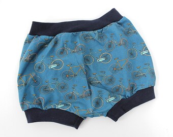 Petrol panties with bicycles, approx. 1 to 6 years