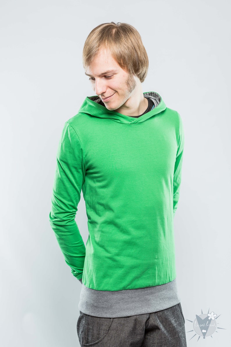 hooded sweatshirt Jersey-hoodie S-XL Light summer sweater for men
