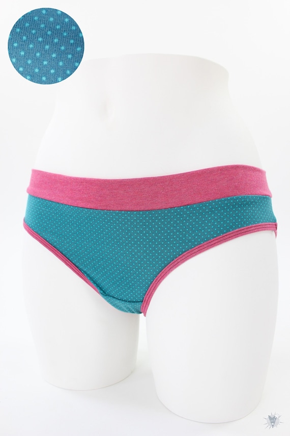 Dotted Women's Underpants Green Yellow Berry Mint Petrol 