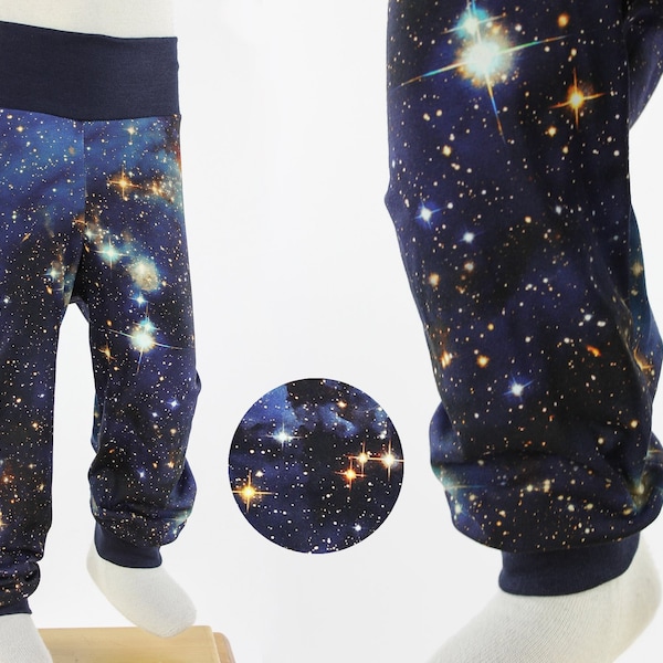 Kinder-Leggings BLUE GALAXY