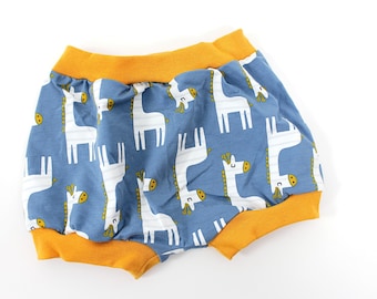 Panties light blue with giraffes, approx. 1 to 6 years