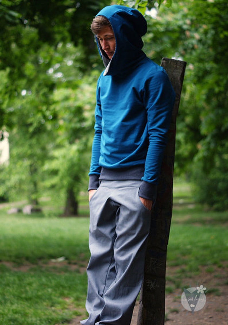 Kapuzenpulli für Männer, superbequemer Hoodie aus Öko-Sweat, S-XL Bild 4