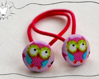 Hair ties ANOUK with owl