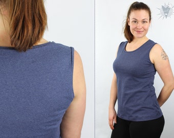 cool tank top for women, women's shirt made of eco-jersey, S-XL