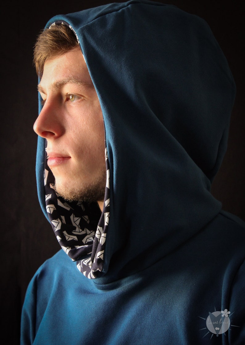 Kapuzenpulli für Männer, superbequemer Hoodie aus Öko-Sweat, S-XL Bild 2