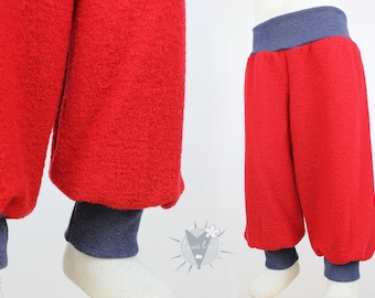 warm wool trousers for children, cozy winter trousers made of wool, children's trousers made of virgin wool, grow with you for a long time