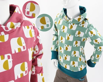 Children's summer sweater with elephants SEVERAL COLORS
