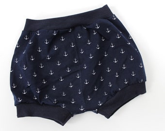 Panties dark blue with anchors, approx. 1 to 6 years