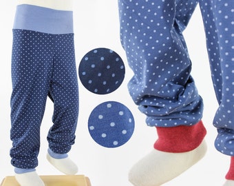 Children's leggings polka dot navy blue VARIOUS COLORS