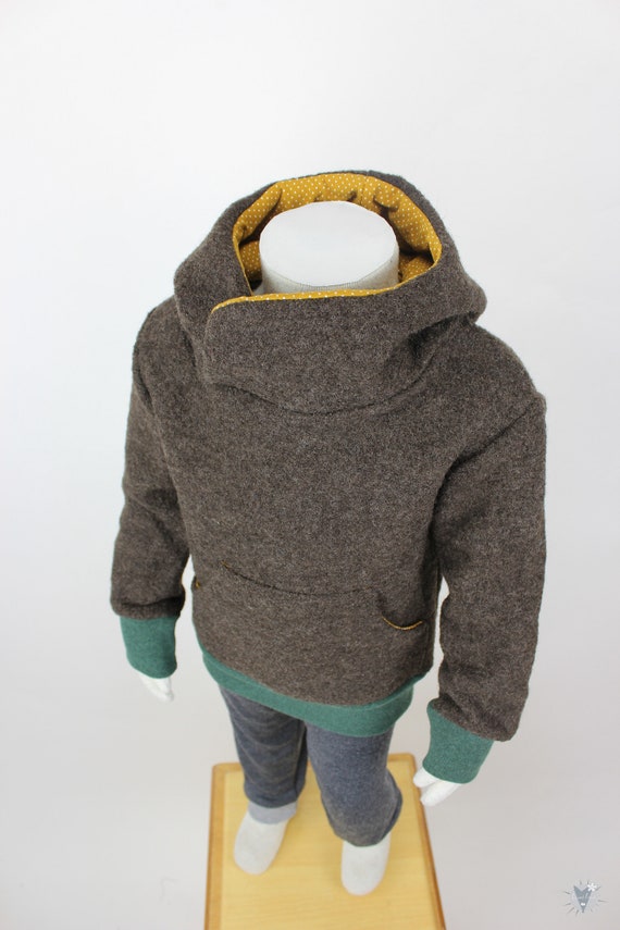 Children's Wool Sweater Made From Breathable Wool Walk, Perfect for Autumn  and Winter 