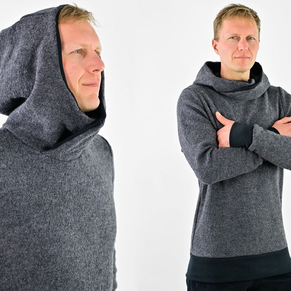 Wool hoodie