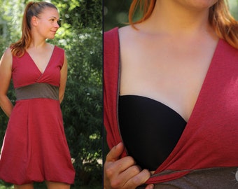 Summer dress, balloon dress | lightweight, stretchy jersey, 95 % cotton oekotex | S-XL