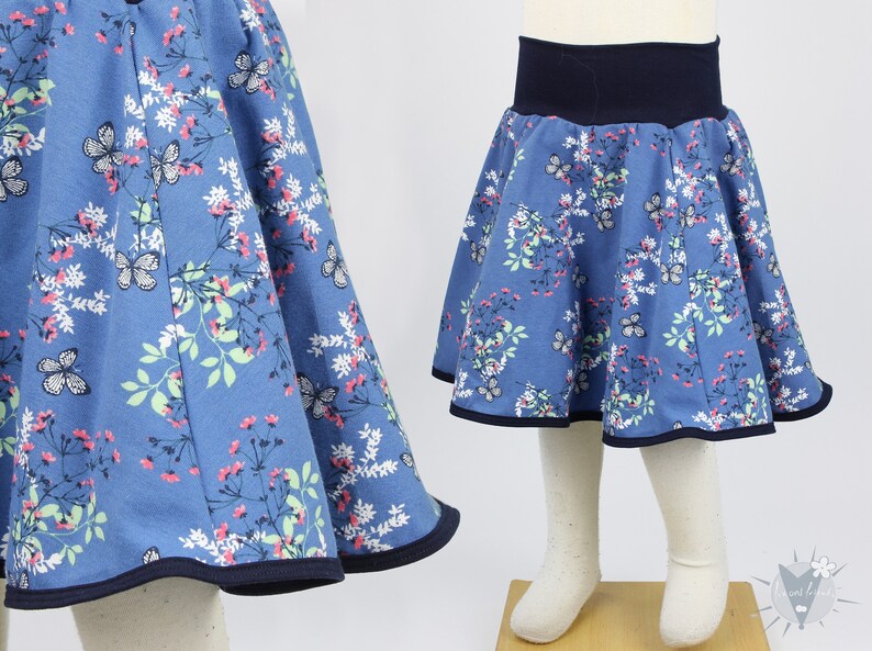 SALE Size 1 up to 3 years Children's circle skirt image 1