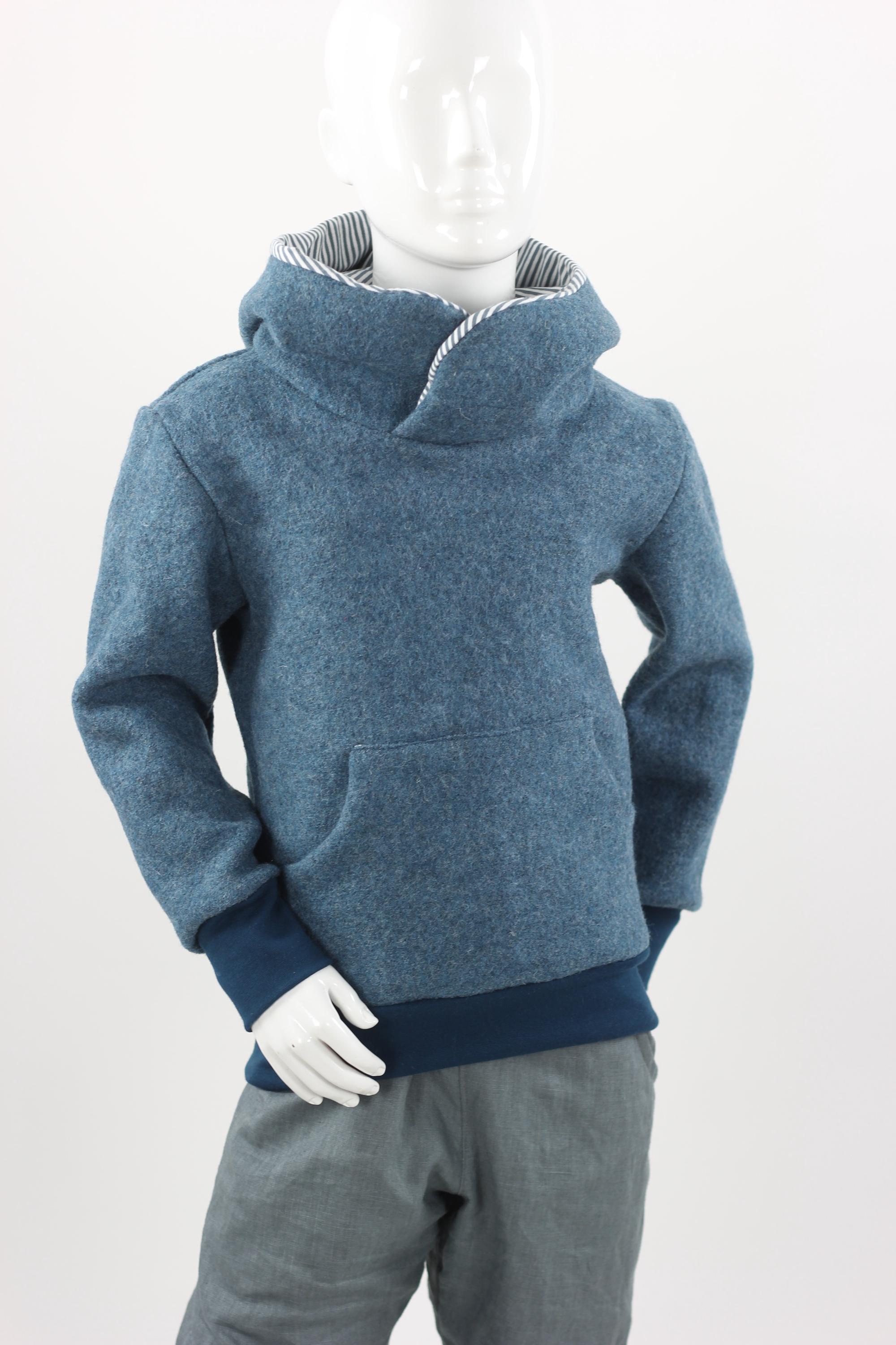 Pull Garçon 5 Ans NEXT - Rayures Bleues, Coton, Col Henley, Manches Longues