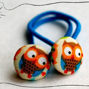 LEANDER hair ties with owl