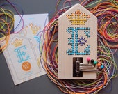 DIY Kit for Kids "Embroidery on wood with SCOUBIDOU"
