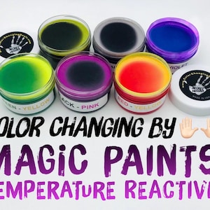 Thermochromic Magic Paint: Color Changing DIY for Crafts & Gender Reveals