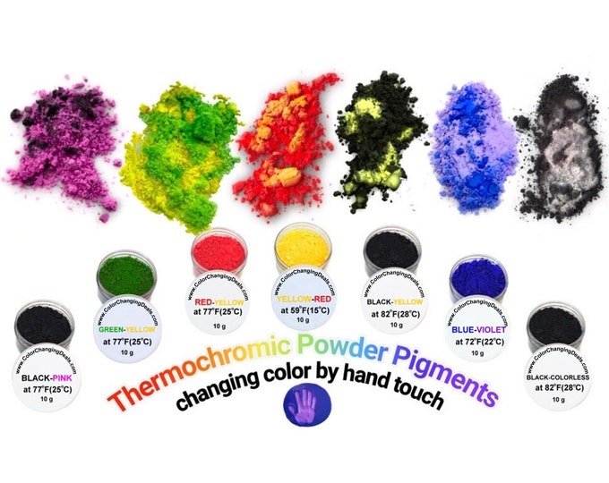 Thermochromic Fabric, Orangered Change to Yellow, Red Change Yellow ...