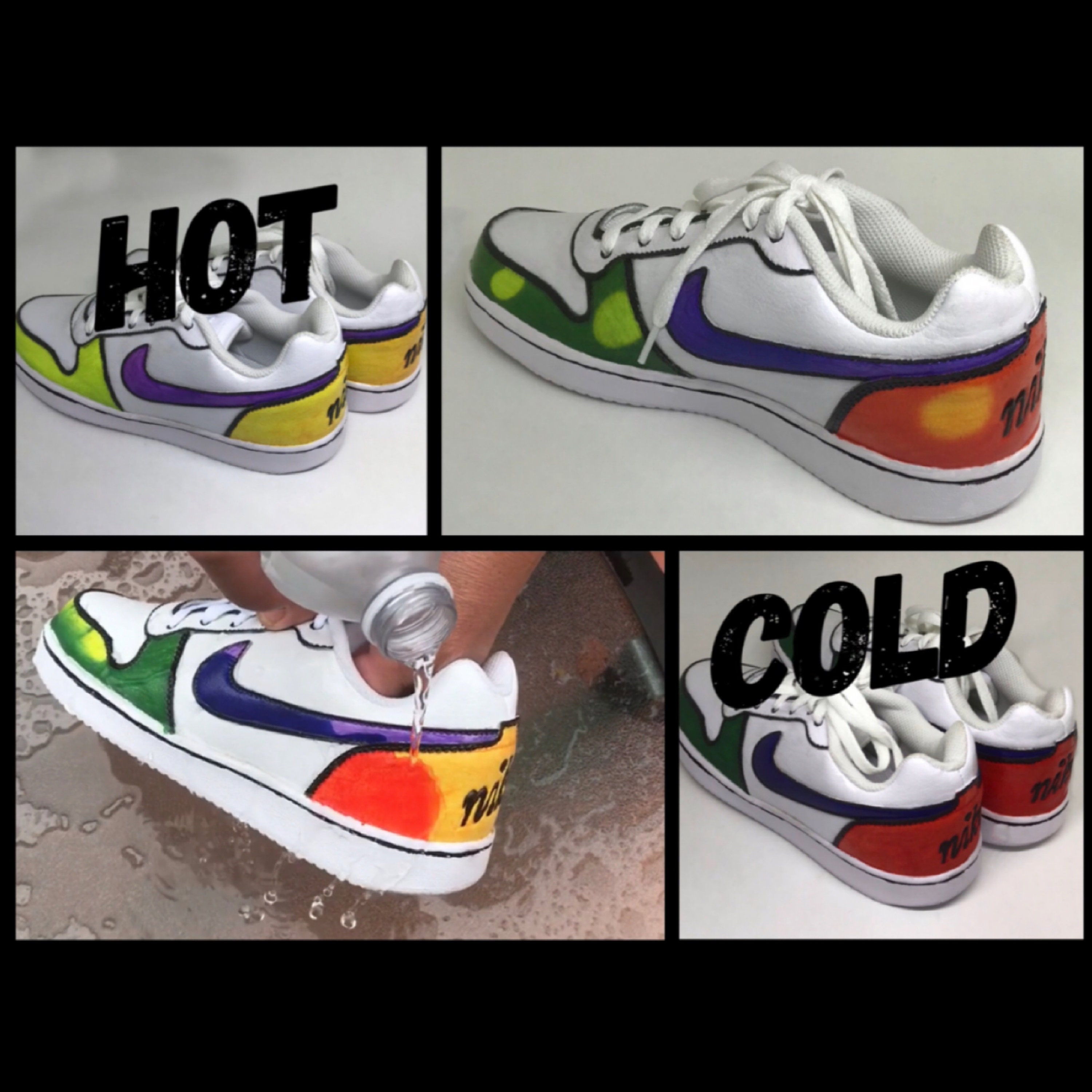 Thermochromic Universal Magic Paint Changes Color by Body Heat and Hand Touch for DIY Color