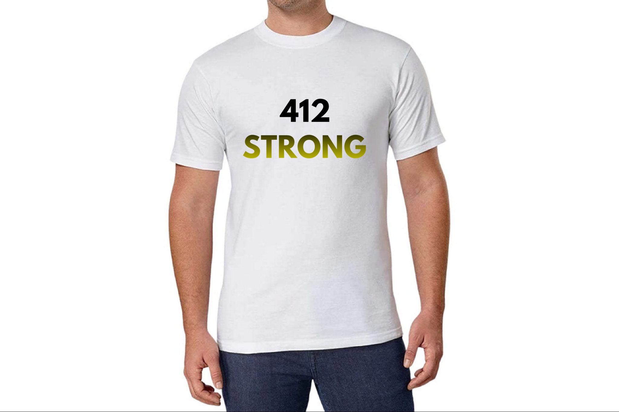 Pittsburgh Steel City 412 Strong Metal Design T-Shirt Pittsburgh Steel City 412 Strong Metal Design T-Shirt