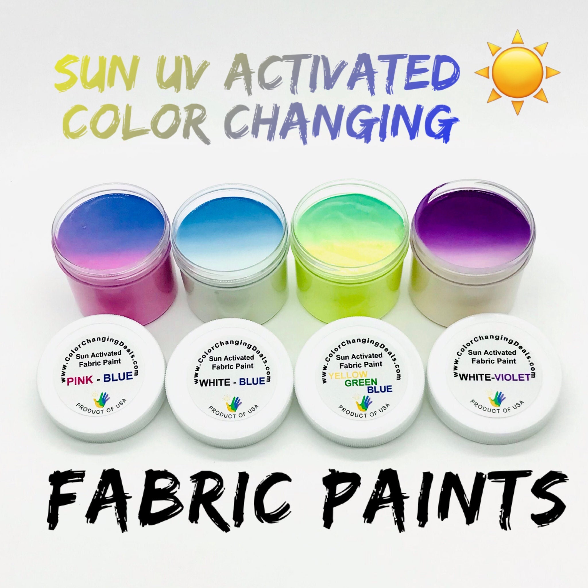 Hue Chromic® Solar Fabric Dye - Pink to Blue