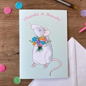 Merci un tas de ratés | Carte mignonne de rat de Zazzle.be Liste d'envies Vous avez des idées ? Carte de voeux vierge rat fantaisie