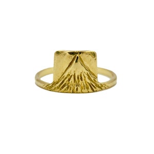 Earth Ring, Mountain Ring, Mountain Peak, Nature Ring, Mountain Lover Jewelry
