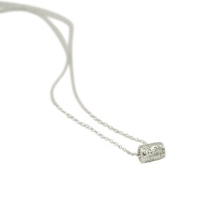 Little Stars Bead Necklace, Star Necklace, Metal Bead Necklace, Silver Star Bead Necklace, Simple Necklace, Little Star Charm, Dainty Charm
