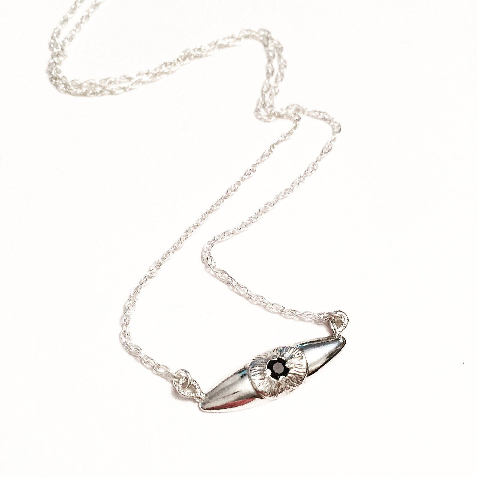 Bright Eye Necklace Eye Necklace Evil Eye Necklace Gemstone Etsy