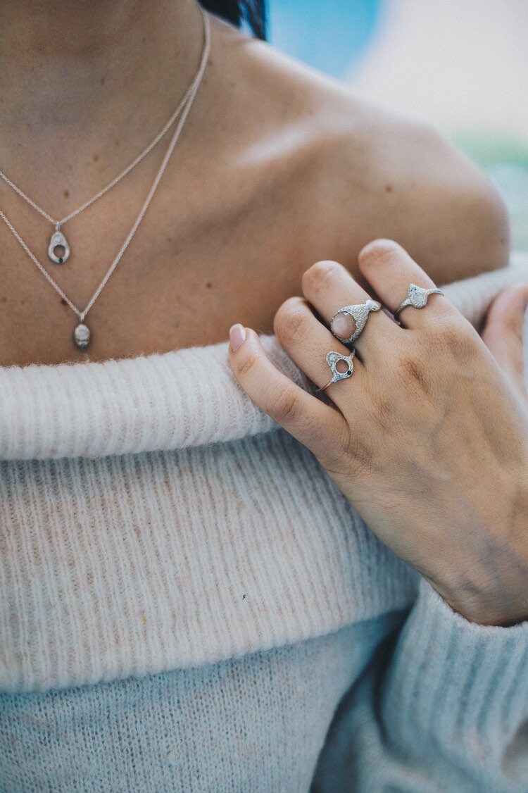 14k Beacon Necklace Diamond Necklace Small Diamond Pendant Etsy