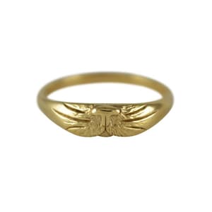 Gold Cat Ring, Cat Ring, Gold Band Ring, Cat Lover Gift, Simple Gold Ring, Cat Jewelry, Kitten Ring, Cat Lady Ring
