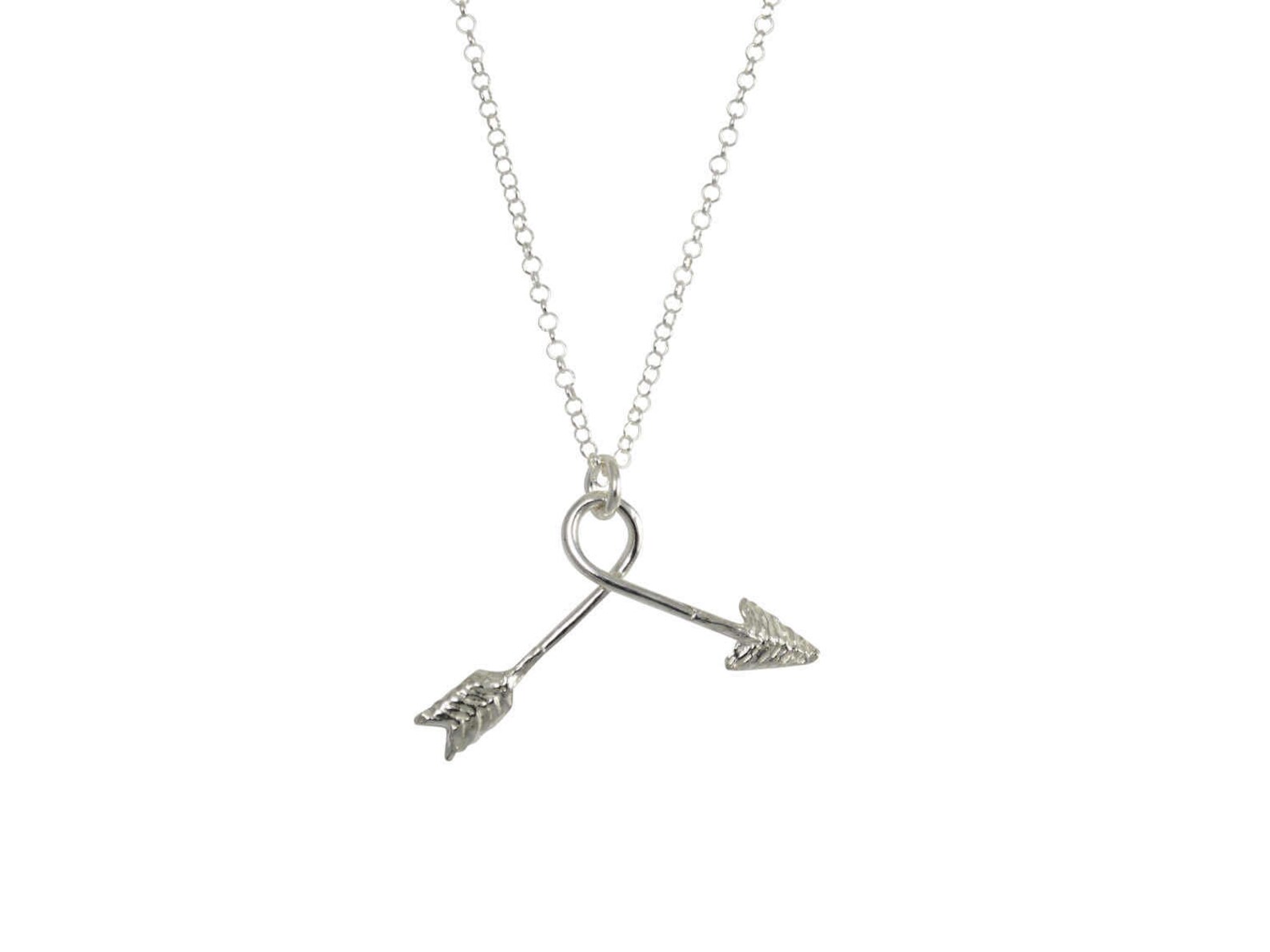 Lost & Found Necklace Gold Arrow Necklace Silver Arrowhead Etsy