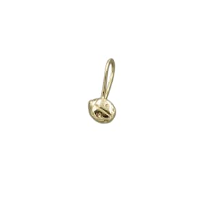 14K Ladybug Visitor Pendant, 14K Ladybug Charm, Ladybird Charm, Small Gold Pendant, Dainty Gold Necklace