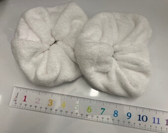 2pc microfiber towel scrunchie for gym pool bath scrunchie