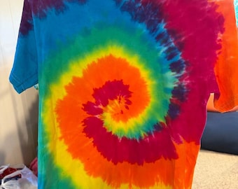 Gildan Multicolor Spiral Tie-Dye Tee