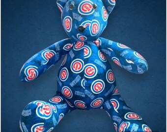 Handmade Chicago cubs MLB baseball flannel 18 bear