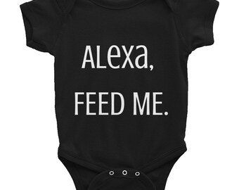 Alexa smart home device FEED ME Infant Bodysuit