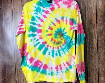 NEW Longsleeve Tie Dye Tshirt Never Worn Unisex Size Small
