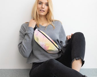 Tie-Dye VSCO girl Fanny Pack Waist Bag Crossbody clip bag