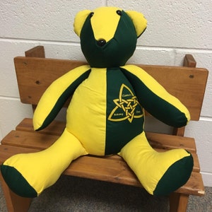 Custom Memory Bear from Loved Ones&#39; Clothing - Personalized Keepsake Bear - Remembrance Bear