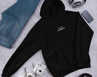 Out of the ordinary minimalist comfort hoodie sweatshirt Unisex Hoodie