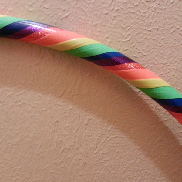 Beautiful Rainbow Hula Hoop - Customizable