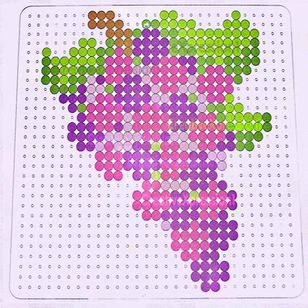 Instant Download Perler Bead Grapes Pattern Perler Bead Etsy
