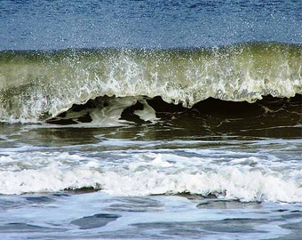 Instant Download, Ocean Wave Dance, 20 x 16, Nature Photography, Photo Art