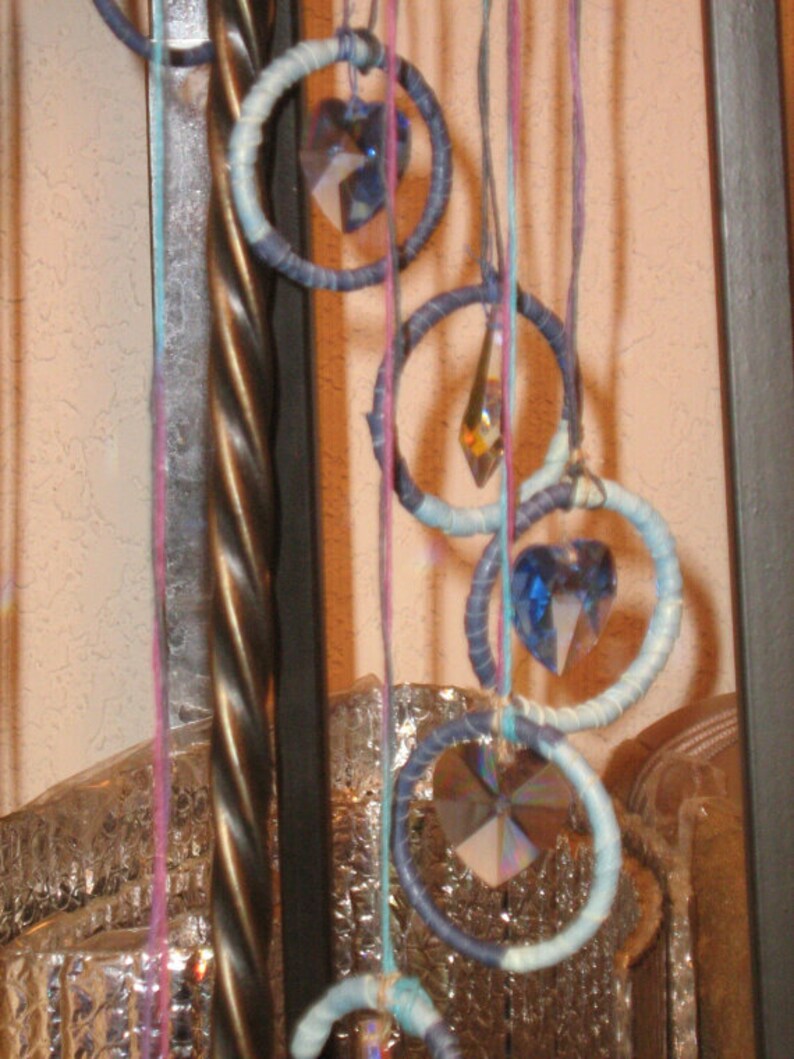 Blue Dreamcatcher Custom made special Rainbows Rock it out in image 0