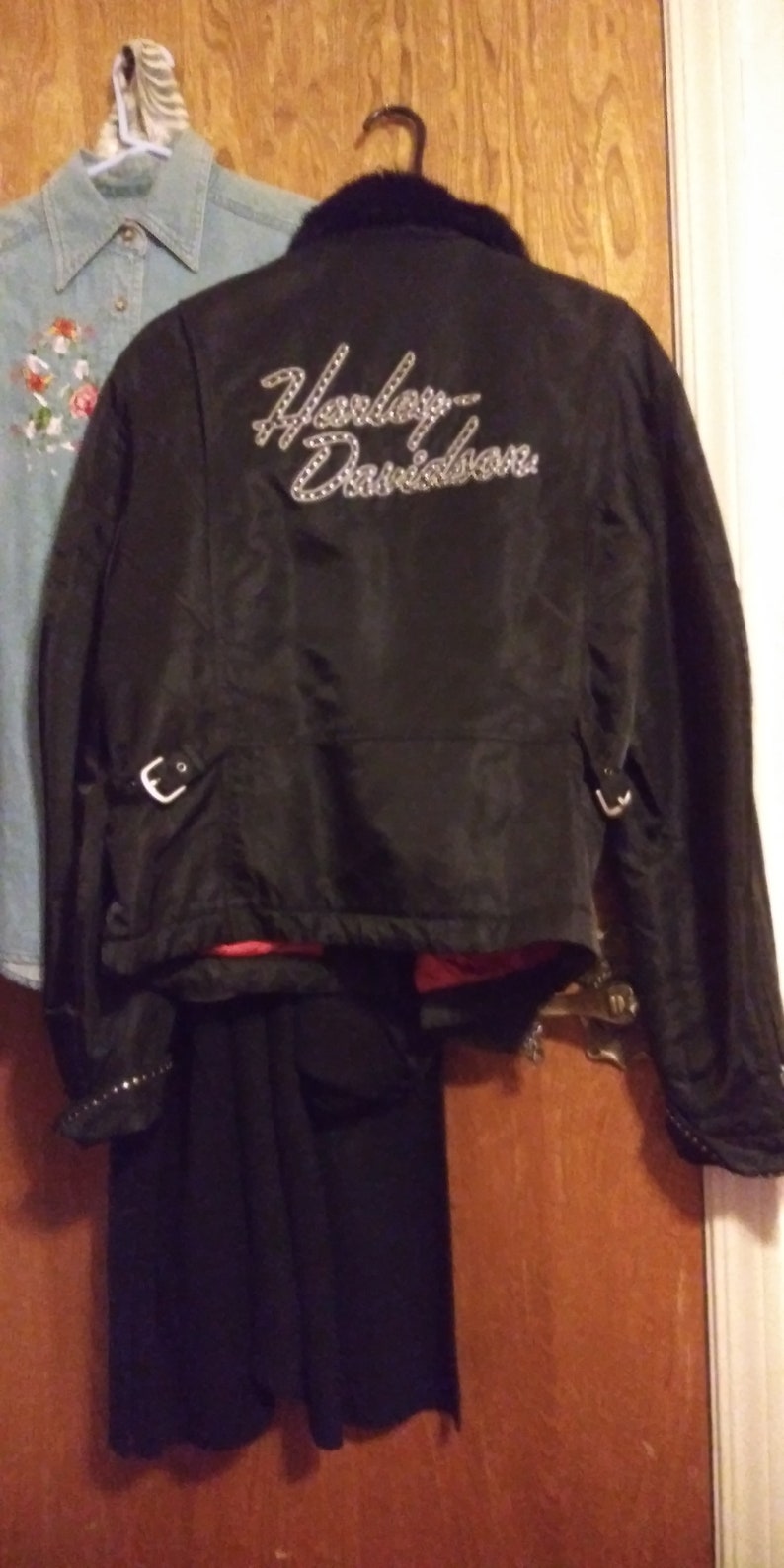 Vintage Harley Davidson Quilted Jacket image 2