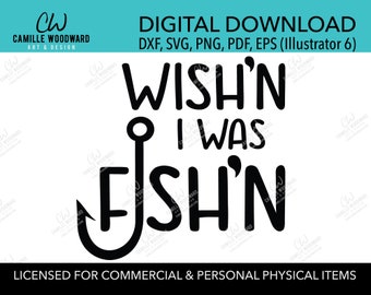 Download Wishing Fishing Svg Etsy