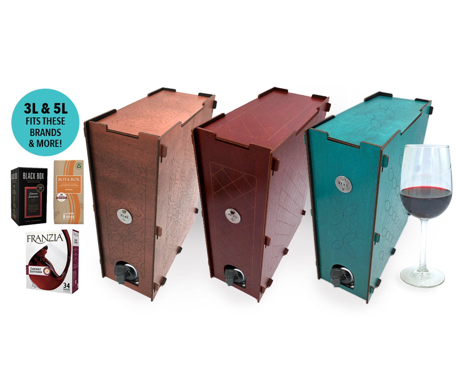 Box Wine Cover Box Wine Holder Box Wine Dispenser Box Wine Etsy